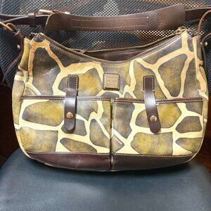 Dooney & Burke animal print full size handbag